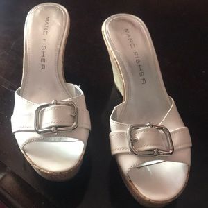 Marc Fisher wedge sandals